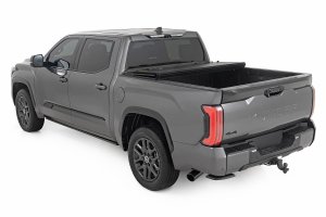 Toyota Tundra Bed Cover - Rough Country - Hard Tri-Fold Flip Up - '22-'24